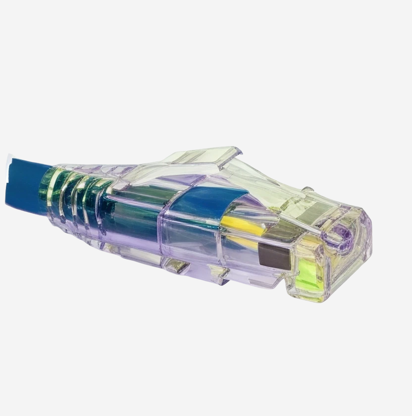 Premium Snagless RJ45 Connector with gold-plated contacts